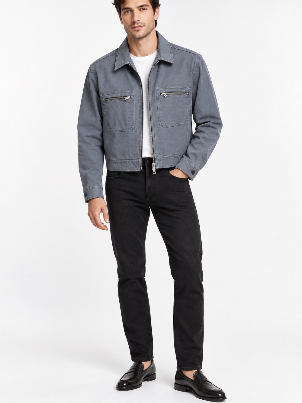 Tom Ford Men’s Jacket – Medium – Slate Blue – Made in Italy